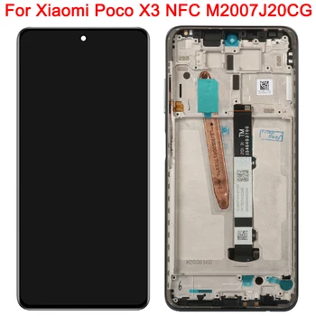 Uus 10 Touch Poco X3 LCD Xiaomi Poco X3 NFC Ekraani Raamile 6.77 Tolline Pocophone X3 M2007J20CG LCD Ekraan Puutetundlik Osad