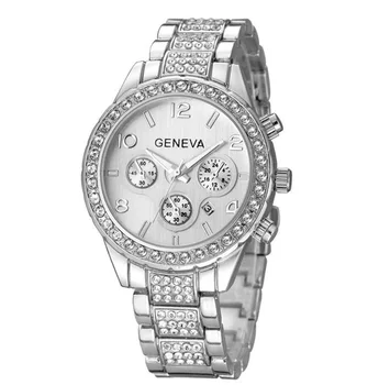 Uus genfi klassikaline luksus rhinestone vaadata naiste kellad mood daamid naiste kell Reloj Mujer Relogio Feminino Daamid vaadata
