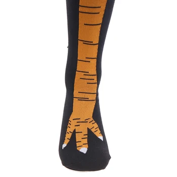 Uus Kana Naistele Üle Põlve Sokid Puuvillased Kana Küünis Daamid Sokk Cartoon 3D Print Naljakas, Loominguline Loomade Kõrge Sokid Cosplay