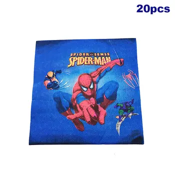 Uus Spiderman Lapsed Baby Shower Kaunistused Asjade Kõrge Kvaliteediga Paberi Cups Plaatide Kotid Laudlina Sünnipäeva Teenetemärgi