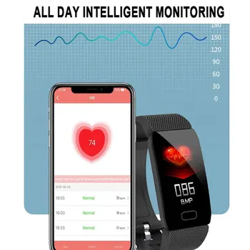 Uus Spordiala Smart Watch Fitness Vaadata Tracker Südame Löögisageduse Caolorie Tracker Monitor Test Q1 Silikoon Kella Rihm Android ja IOS