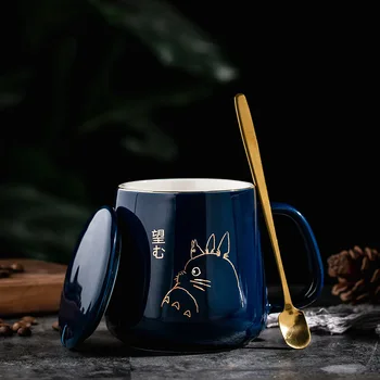 Uus toode plahvatus tüüp vee tassi kerge luksus kruus kaanega keraamiline kruus kohvi tassi custom logo