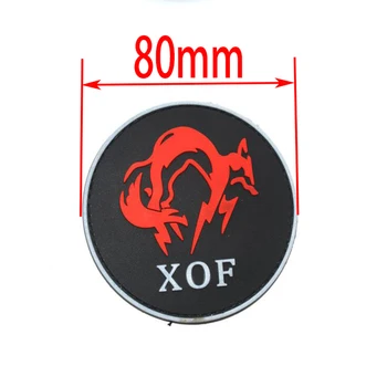 Uus XOF erijõudude 3D PVC Tikandid Plaaster Sulamist Seadmed Armee Taktikaliste Armband Pääsme Kostüüm Seljakott Mütsi Kaunistamiseks