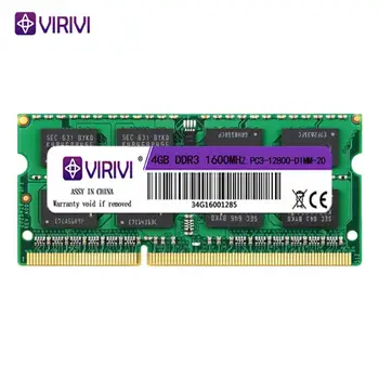 VIRIVI DDR3 DDR4 4GB 2G 8GB 1333 1600 1866 2133 2400 2666Mhz SO-DIMM 1.35 V 1,5 V 1.2 V Sülearvuti RAM 204Pin Sülearvuti Mälu core ram