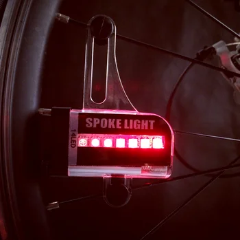 Värvikas 14 LED Rääkis Light Mountain Bike Jalgrattaga Jalgratta Ratast Tarvikud Armatuuri Valguse Öö Hoiatus Lamp