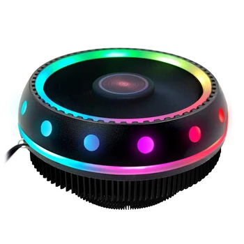 Värviline Valgus CPU Kõrge soojushajutamise Tõhusust Fänn RGB LED Fan Cpu Cooler Korrosiooni-Vastupidavad Lauaarvuti Radiaator