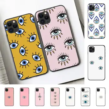 Yinuoda Kurja Silma Prindi Telefon Case for iPhone 8 7 6 6S Pluss X 5S SE 2020 XR 11 12 mini pro XS MAX