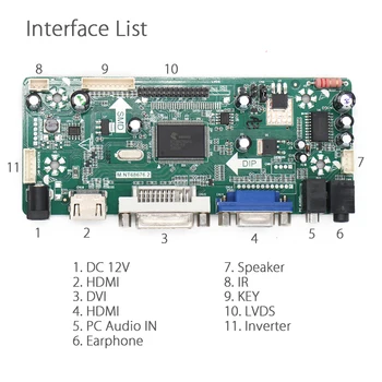 Yqwsyxl komplekt 1920X1080 LM230WF3(SL)(D1) LM230WF3-SLD1 LCD paneeli HDMI+DVI+VGA LCD LED ekraan Töötleja juht Pardal