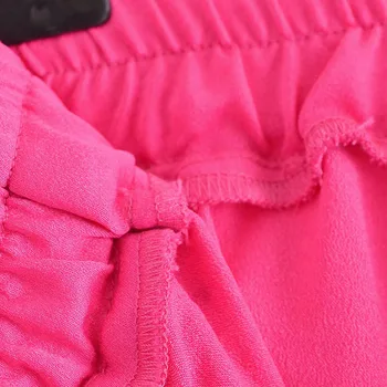 Za naiste 2021 uues stiilis püksid casual fashion temperament värviga kõrge vöökoht pingutusnöör sirge laotama püksid naistele