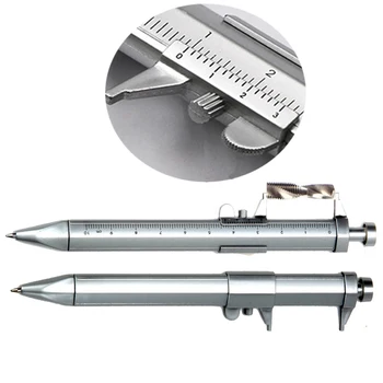 0-100mm Plast-Multifunktsionaalne Gelink Pen Vernier Kaliiber Rull Pastapliiatsid ScaleRuler Mõõtmise Kirjutamise Vahend Kirjatarvete