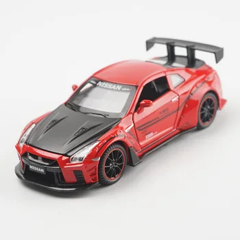 1:32 Nissan Gtr Sportauto Sulamist Auto Mudel Lastele Poiss Metallist Tõmba Tagasi Mänguasi Auto Kaunistamiseks Simulatsiooni Mudel Auto Kollektsioon