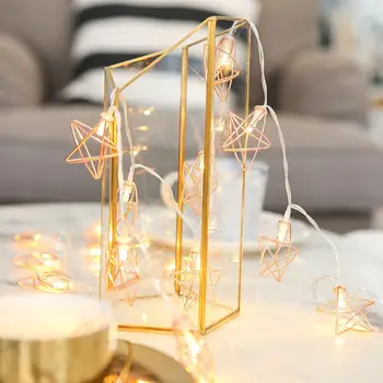 10/20 LED Star Light String Twinkle Vanikud Akutoitega Jõulud Lamp Puhkus Pool Pulm Dekoratiivsed Haldjas Tuled