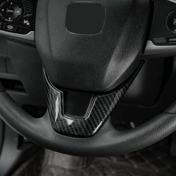 10. Gen Civic ABS Carbon Fiber Stiilis Rooli Katab Kleebise Sisekujundus Honda Civic Trimmib 2016-2020