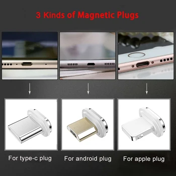 10. Põlvkonna Magnet-Kaabli Pistik Kiire Laadimise Adapter iPhone XS MAX XR 8 7 6S SAMUSNG HUAWEI Xiaomi Magnetiga Laadija Pistikud
