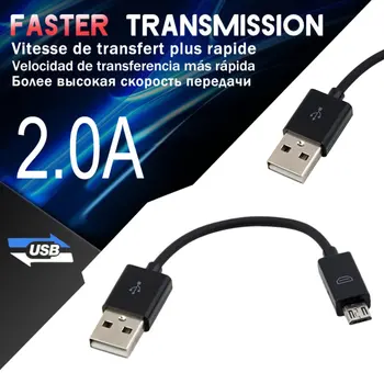 1tk 10CM USB 2.0 A-Micro B, Andmete Sünkroonimine Tasuta Kaabel Juhe Mobiiltelefon, ARVUTI Sülearvuti