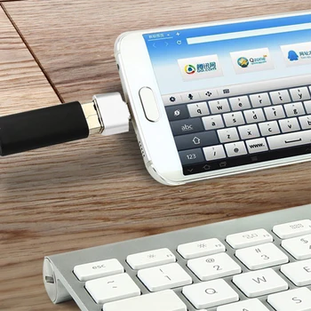 1tk Mini OTG Kaabel Adapteriga USB OTG Micro USB 2.0 USB Converter For Android Tablet PC, Smart Phone Aksessuaar Telefoni Adapterid