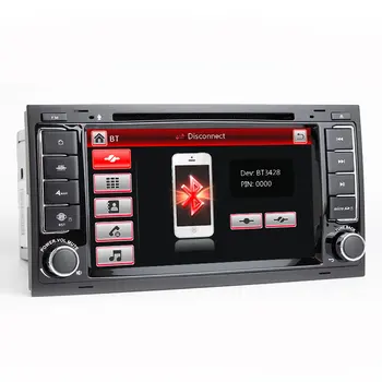 2 Din Auto Raadio Multimeedia VW Volkswagen Touareg T5 Transporter Multivan T5 GPS Navigation DVD-Mängija juhtseade Stereo Audio