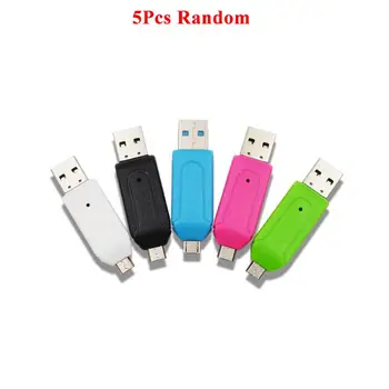 2 In1 SD/TF-Kaardi Lugeja Jaoks on C-Tüüpi USB-Mees OTG Adapter lisamälu Poe Adapter Samsung HuaWei Xiaomi Sülearvuti Tarvikud