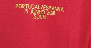 2018 Portugal Match Üksikasjad Portugal Vs Hispaania Match Üksikasjad Jalgpall Plaaster Pääsme Portugal Kodus