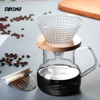 2020. aasta Uus Kohvi Komplekt V60 Maasika Rippuvad Kõrva kohvikann, Sobib Ameerika Filter Pott/korduvkasutatavad Kohvi Filter Pot 400ml