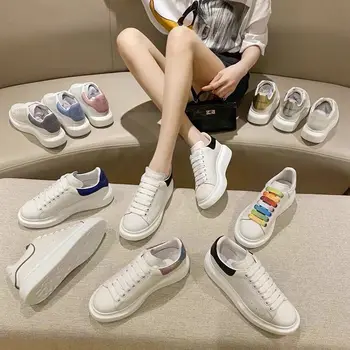 2021 platvorm kingad naiste mood kingad paks sport kingad naiste kingad moe uus pahkluu valged kingad paari kingi 34-44 platvorm
