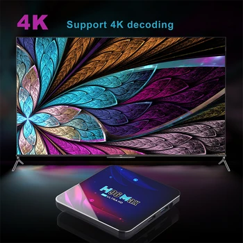 2021 TV Box Android 11 4GB 32GB 64GB Ultra HD 4K 3D RK3318 Smart Media Playeri Kast, 2.4&5G WIFI Google Play Tvbox IPTV digiboksi