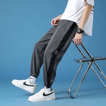 2021 Uued Meeste Vabaaja Cargo Püksid Hip-Hop Streetwear Mees Fitness Joggers Spordisaalid Haaremi Püksid Pahkluu Pikkusega Püksid Pliiats Püksid 4XL