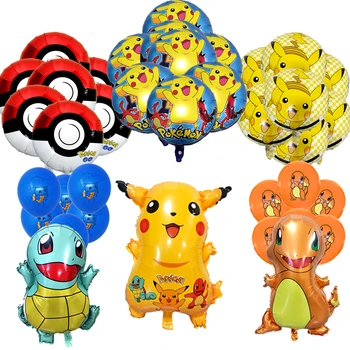 2021 Uus POKEMON Õhupallid Joonis Mänguasi Charmander Cleffa Pikachu Bulbasaur Squirtle Pocket Monster Mänguasjad Sünnipäeva Kingitus Lapsele