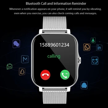 2021 Uus Smart Watch Naised Mehed Bluetooth Kõne Fitness Tracker Laidies Smartwatch Südame Löögisagedus Puhkeolekus Jälgida Kellad Android