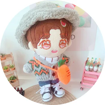 20cm Baby Doll Riided -, Plüüš-Nukk Riided Armas seljakott müts Täistopitud Mänguasi Nukud, Aksessuaarid Korea Kpop EKSO Iidol Nukud Kingitus