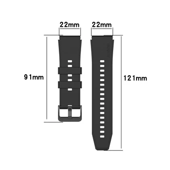 22mm Silikoon WatchBand Jaoks Huami Amazfit GTR 47 Rihm Asendamine käevõru wristStrap jaoks Amazfit GTR 2 2E/HaylouSolar LS05