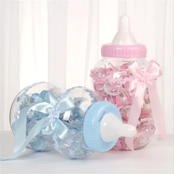 35cm Suur Beebi Pudel Beebi Candy Box Baby Shower, Dekoratsioonid, DIY Baby Bottle kinkekarbis Ristimine Sünnipäeva Teenetemärkide Lapsed-S
