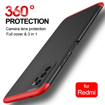 360 Täielikult Katta Telefoni Puhul Xiaomi Mi 10t Pro 5G Mi 10T 10 10 Pro Poco X3 NFC X3 Pro F3 Juhul Kõva PC Funda Redmi Note10 Pro