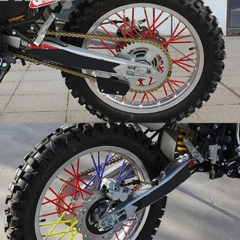 36pcs Universaalne Mootorratta Dirt Bike Velje Rääkis Nahad Hõlmab Wrap Torud Decor Protector Komplekt Yamaha Honda pit bike