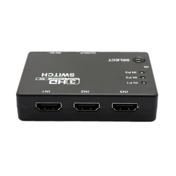 3x1 HDMI-ühilduvate Cable Splitter HD 1080P Video Vahetaja Adapter 3 In 1 Out Port IR Hub Xbox PS4 DVD-HDTV TV PC Sülearvuti
