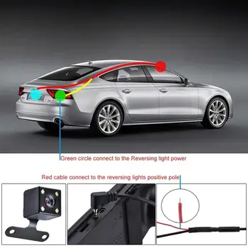 5 Pin HD Auto tahavaate Kaamera Tagurpidi Night Vision Video Kaamera 170 Kraadi lainurk Parkimine Kaamera, Auto Tarvikud