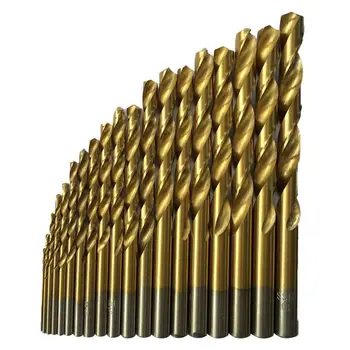 50 Tk Titanium Kattega Kiirlõiketerasest Drill Bit Set Vahend 1/1.5/2/2.5/3mm