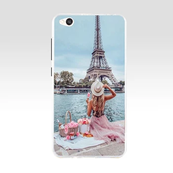 56AS Pariisi Eiffeli Rauast Torn Pehmest Silikoonist Tpü Kate telefoni puhul Xiaomi Redmi 4A 4X 8 8A Lisa 4 4X 8 8t 8 Pro