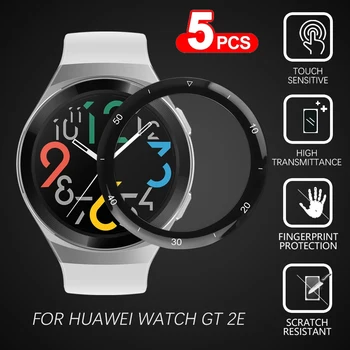 5tk Kaitsva Kile Huawei Vaadata GT 2 GT2 46 mm 42mm GT2e Pro Kaardus Pehme Kiud Smartwatch Full Screen Protector Mitte Klaas