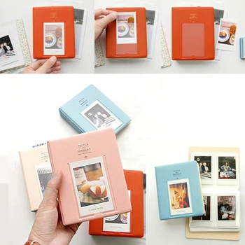 64 Taskud Polaroid Foto Album Mini Vahetu Pilti Juhul Ladustamine Fujifilm Instax Mini Film 8 Korea Instax Album Candy Värv