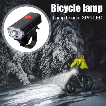700mAh Laadimine USB MTB Kerged Road Bike Veekindel 400LM LED Vilkur Saba Lamp Set Jalgrattasõit Aksessuaar Jalgratta Vilkur