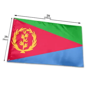 90x150cm Ajaloolise Lipu Eritrea 1952-1962 jõulukaunistused Lipp