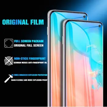 9D Täis Hüdrogeeli Film Samsung Galaxy A10 A20 A30 A40 A50 A60 A70 Screen Protector A80 A90 M10 M20 M30 M40 Glas Film Juhul