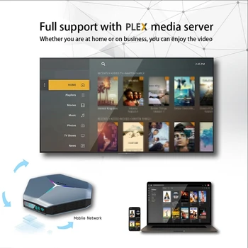 A95X TV Box Android11 S905X4 Quad Core 2.4 G&5.0 G Dual WIFI Bluetooth-4.2 RGB Valgus Smart TV Box