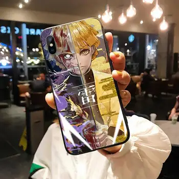 Agatsuma Zenitsu anime Demon slayer disain shell funda Telefon Case for iPhone 11 12 pro XS MAX 8 7 6 6S Pluss X 5S SE 2020 XR