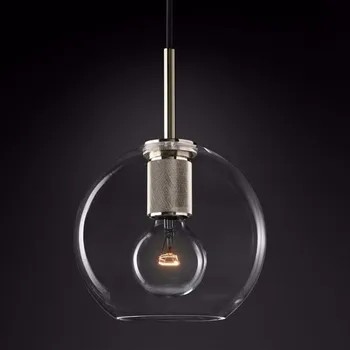 Ameerika RH Lamp Edison E27 LED Led-Lühter Ripub Lühter Valgustus Metall, Klaas Led Droplight Retro Peatamise Lamp
