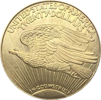 Ameerika Ühendriigid Vabaduse 1930 S Kakskümmend 20 Dollarit Saint-Gaudens Double Eagle Koos Moto In God We Trust Kuld Mündi Koopia