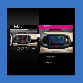 Android 10.0 Auto Raadio Fiat 500 L 2012-2017 GPS Stereo Auto Player Carplay 6G 128G DSP 1280*720P Video Läbi Ei Määratlemata DVD