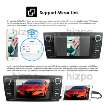 Android 10 Auto Stereo Raadio GPS-BMW 3-Seeria, E90 E91 E92 E93 2006-2012 juhtseade Double Din Multimidia RDS DSP DAB+ TPMS 4G