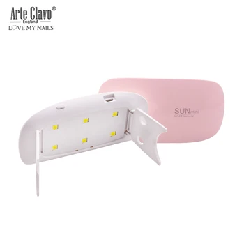 Arte Clavo 6W Küünte Kuivati UV LED Lamp Micro-USB-Geel-Lakk Kuivatamise Masin koduseks Kasutamiseks, Nail Art Vahendid Lamp Küüned